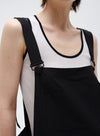 Loose Straight-Leg Overalls