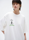 Slankende T-Shirt Kjole - Band Theme