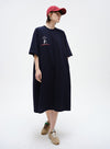 Slimming T-Shirt Dress - Band Theme