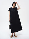 Black Short Sleeve T-Shirt Dress