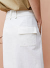 Classic Wide Waisted Straight Leg Skirt