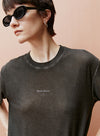 Lyocell Wool Blend Round Neck T-Shirt