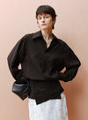 Modal Silhouetted Waistband Shirt