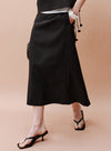 Minimalist Drawstring Skirt