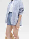 Linen Embroidered Shorts