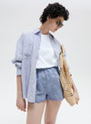 Summer Linen Striped Shirt