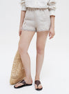 Linen Embroidered Shorts