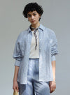 Summer Linen Striped Shirt