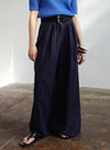 Linen High Waisted Wide Leg Pants