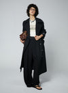 Silhouette Double Button Coat