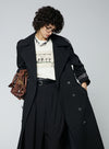 Silhouette Double Button Coat