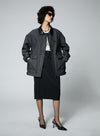 H-shape Silhouette Short Coat