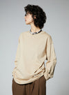 Cotton Oversize Long Sleeves T-shirt