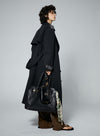 Silhouette Double Button Coat