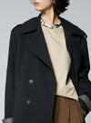 Silhouette Double Button Coat