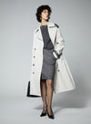 Silhouette Double Button Coat