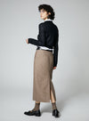 Classic Wool Suit Mid Length Skirt