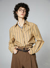 Retro Brown Striped Shirt