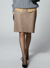 Classic Wool Suit Half Length Skirt