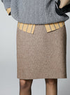 Classic Wool Suit Half Length Skirt