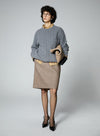 Classic Wool Suit Half Length Skirt