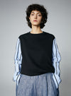 Retro Patchwork Pullover T-shirt