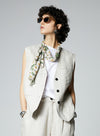 Sleeveless Linen Layered Vest