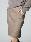 Classic Wool Suit Half Length Skirt