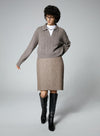 Classic Wool Suit Half Length Skirt