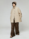 Australian Woolen Coat Mid-Length Coat & Cape