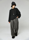 French Yak Oversized Balloon Sleeve Sweater