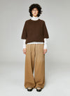 Straight Casual Wide-Leg Pants