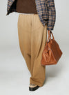 Straight Casual Wide-Leg Pants