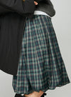 Retro Plaid A-Line Short Skirt