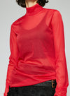 High Collar Long Sleeved T-Shirt