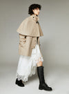 Australian Woolen Coat Mid-Length Coat & Cape