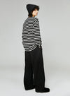 Straight Casual Wide-Leg Pants