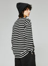 Striped Loose Long-Sleeved T-Shirt