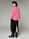 Striped Loose Long-Sleeved T-Shirt