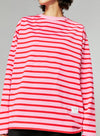 Striped Loose Long-Sleeved T-Shirt