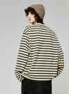 Striped Loose Long-Sleeved T-Shirt