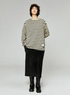 Striped Loose Long-Sleeved T-Shirt