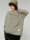 Striped Loose Long-Sleeved T-Shirt