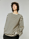 Striped Loose Long-Sleeved T-Shirt