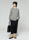 Corduroy Straight Leg Skirt