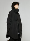 Boyfriend Style White Goose Down Coat