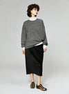 Corduroy Straight Leg Skirt