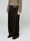 Retro Corduroy Wide Leg Trousers