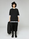 Yak Wool Half Sleeve Sweater T-shirt