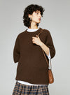 Yak Wool Half Sleeve Sweater T-shirt